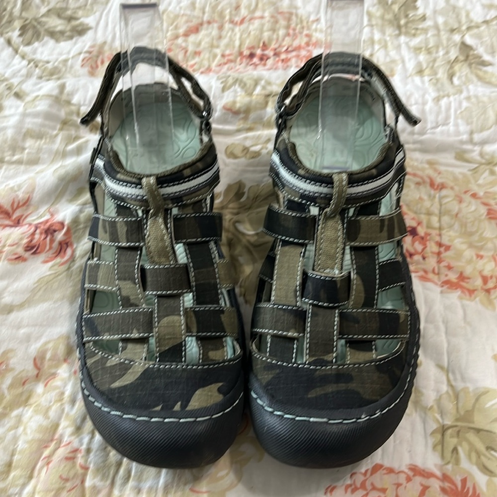 JBU BY JAMBU Women’s Olympia Water Ready‎ Shoes Green Camo Size 8